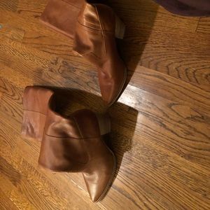 Lucky Brand Leather Over the Knee Azoola Boots 9.5